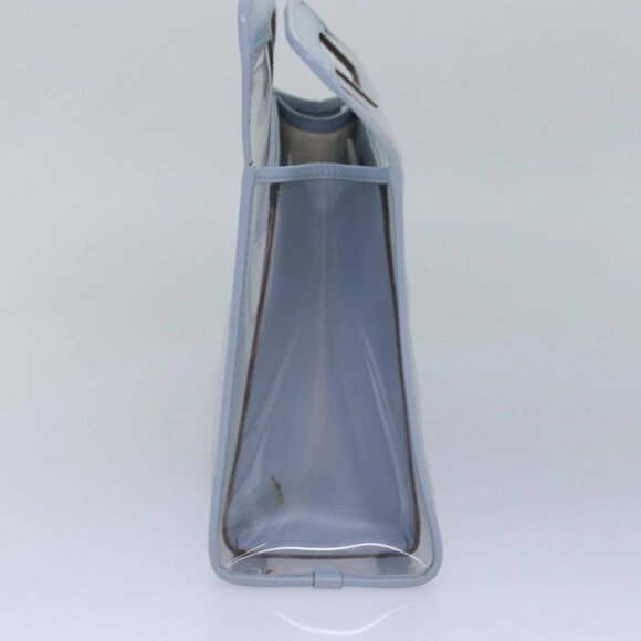 GUCCI Hand Bag Vinyl Light Blue Auth 82716 - Picture 4 of 15